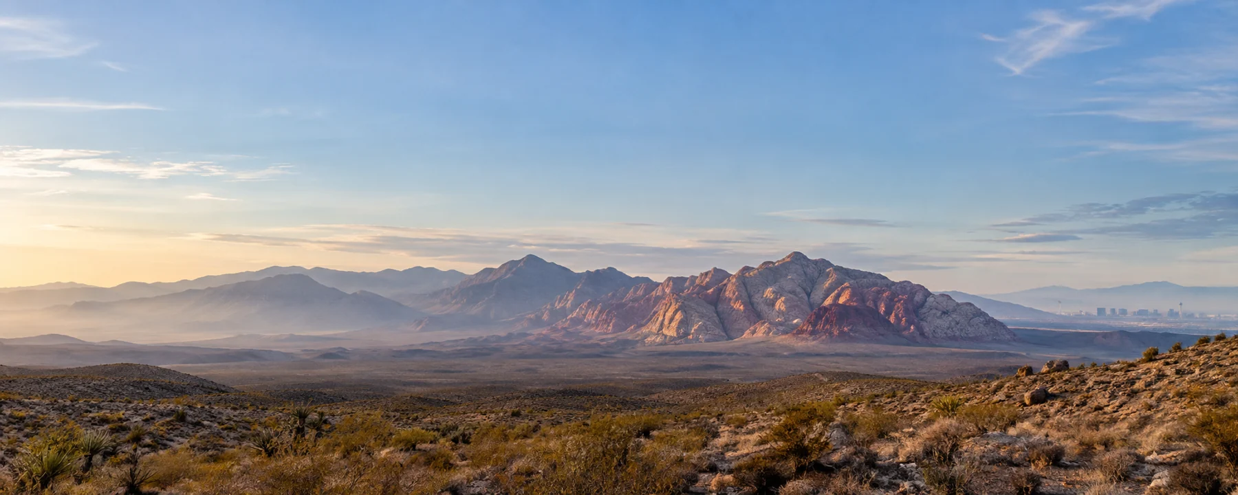 Desert mountains in southern Nevada